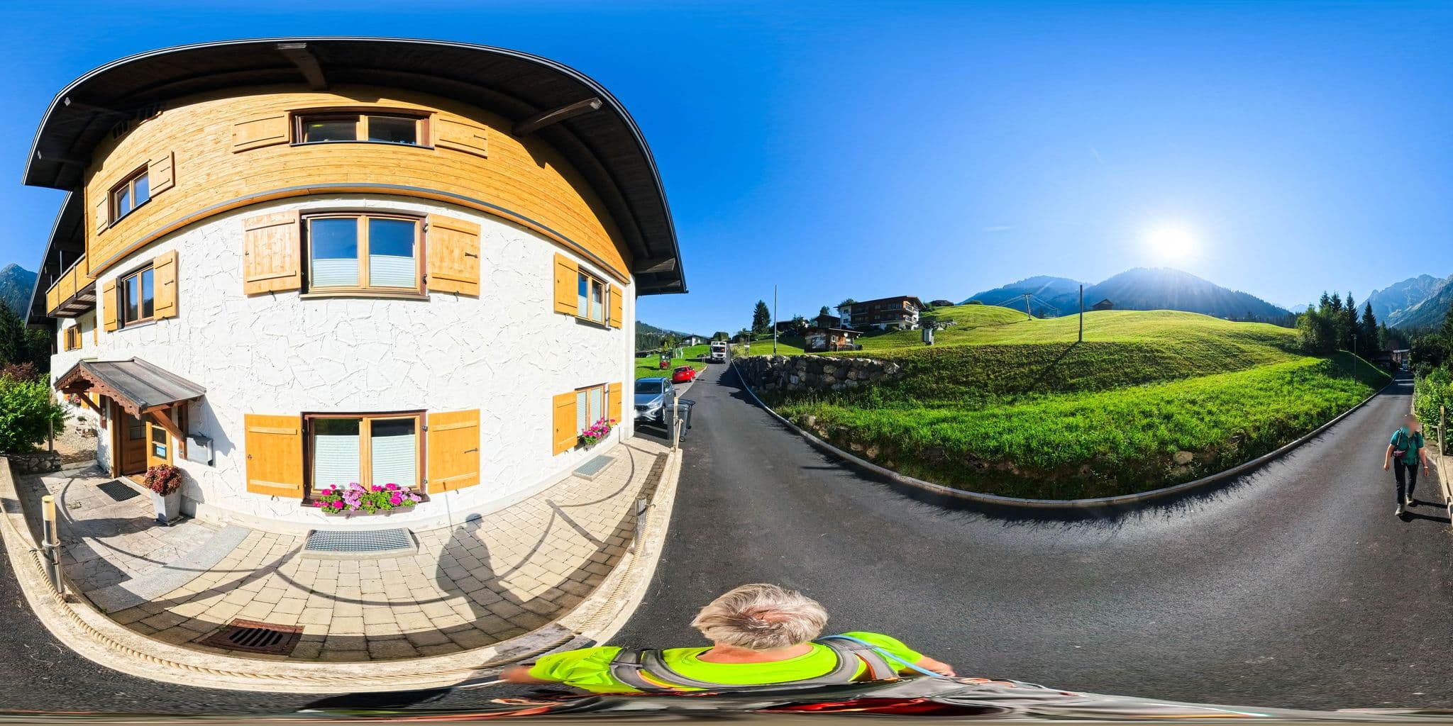Street view near Gästehaus Tannegg, Hirschegg — © Hol_Ger (CC BY-SA · Mapillary)