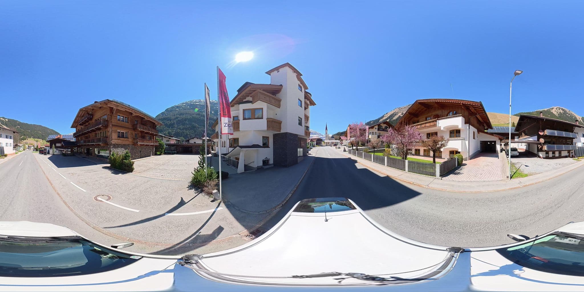 Street view near Gasthof Dorfstube, Pettneu — © osmplus_org (CC BY-SA · Mapillary)