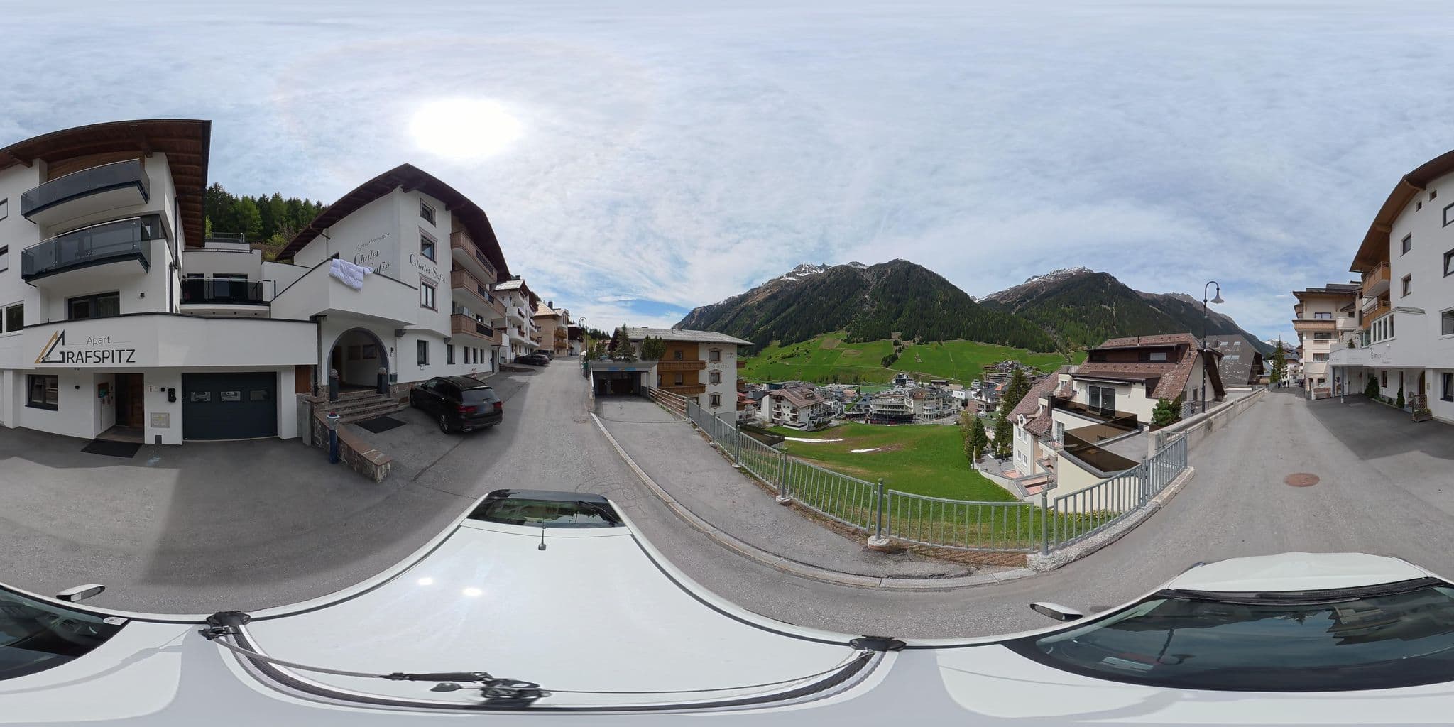 Street view near Pension Grafspitz, Ischgl — © osmplus_org (CC BY-SA · Mapillary)