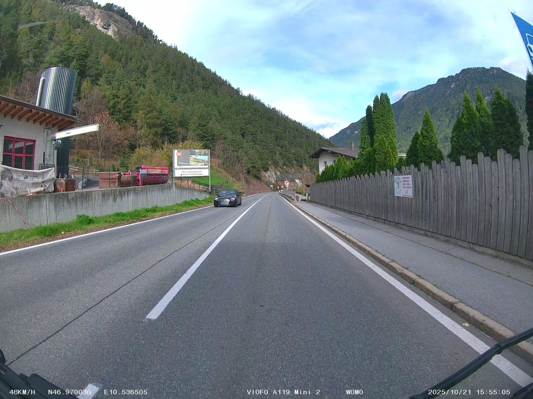 Street view near Pension Plangger, Pfunds — © soulcover (CC BY-SA · Mapillary)