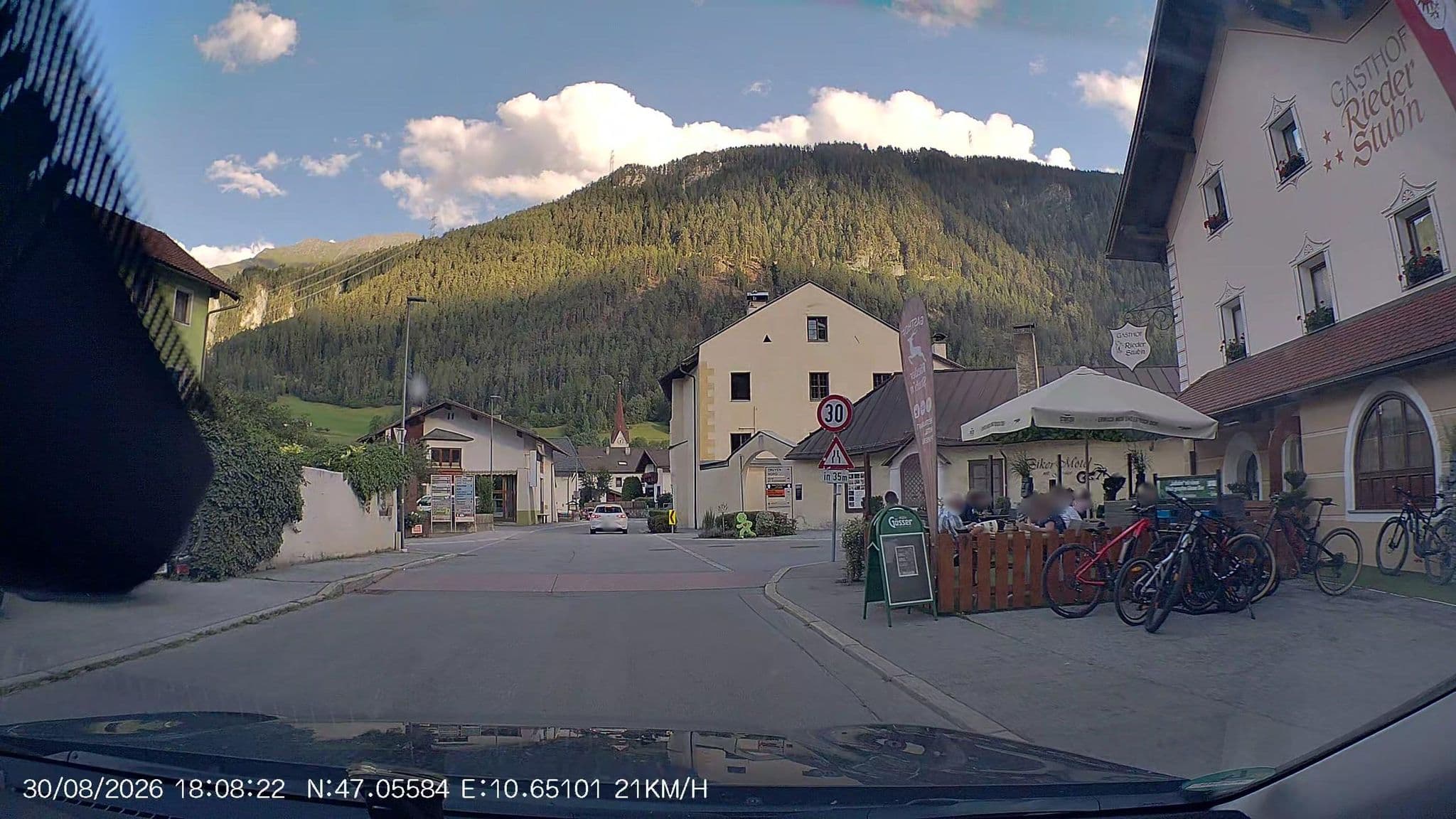 Street view near Gasthaus Riederstub'n, Ried im Oberinntal — © AR88 (CC BY-SA · Mapillary)
