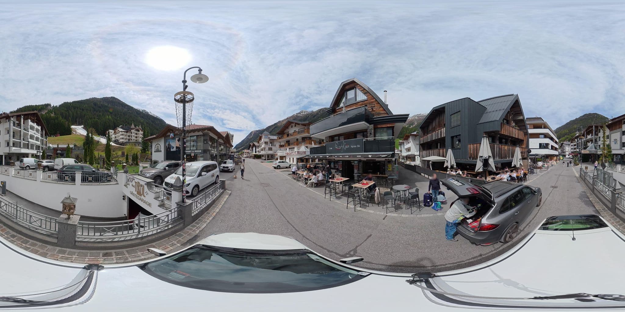 Street view near Hotel Tirol Restaurant, Ischgl — © osmplus_org (CC BY-SA · Mapillary)