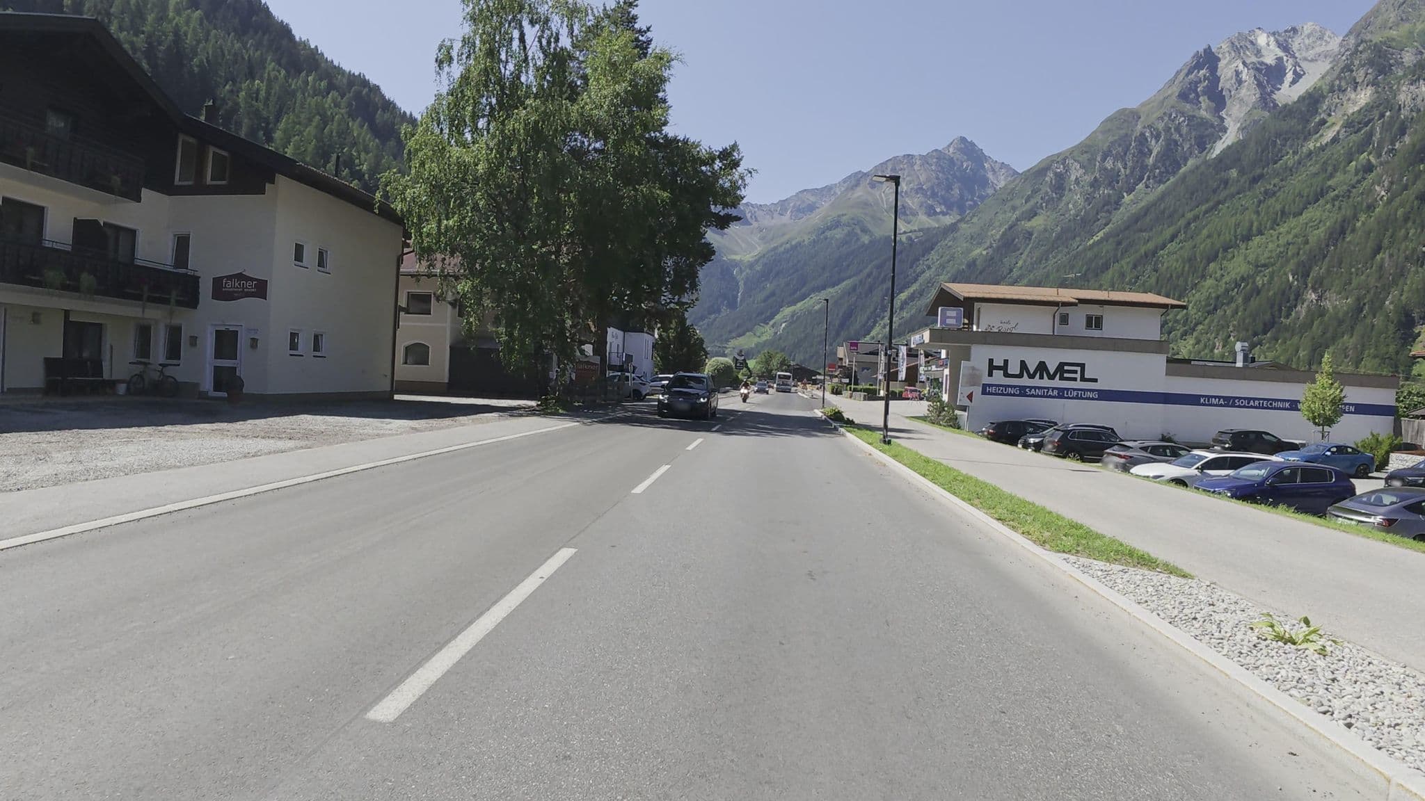Street view near Pension Burgl, Längenfeld — © Guzzi_Franze (CC BY-SA · Mapillary)
