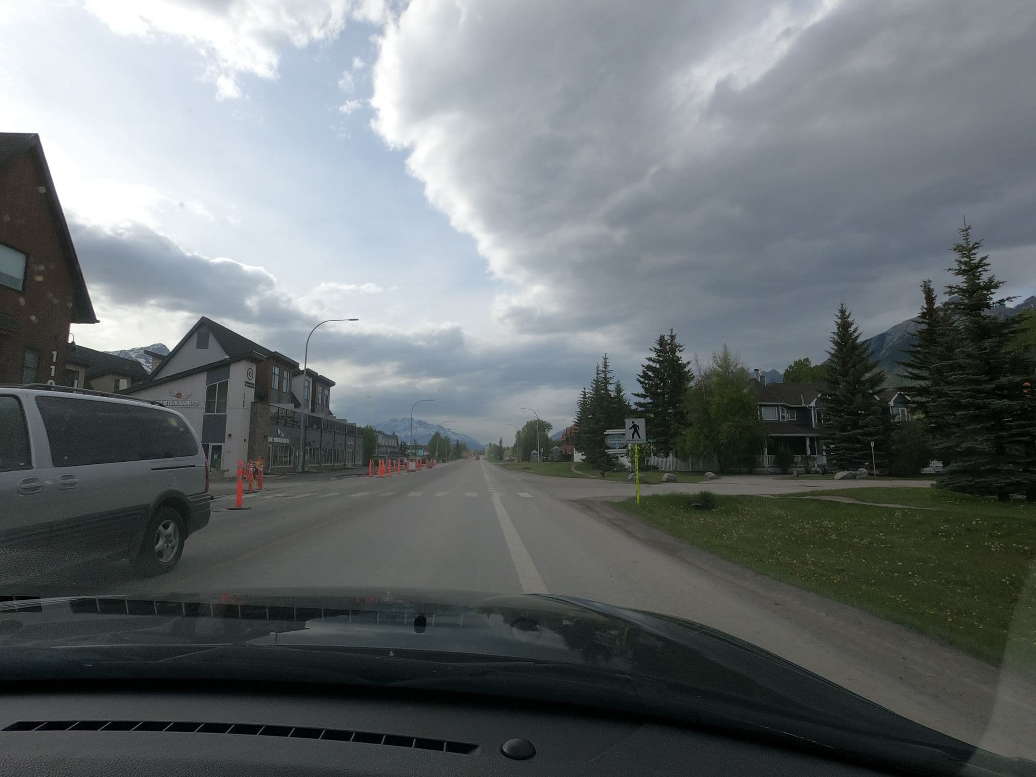 Street view near The Georgetown Inn, Canmore