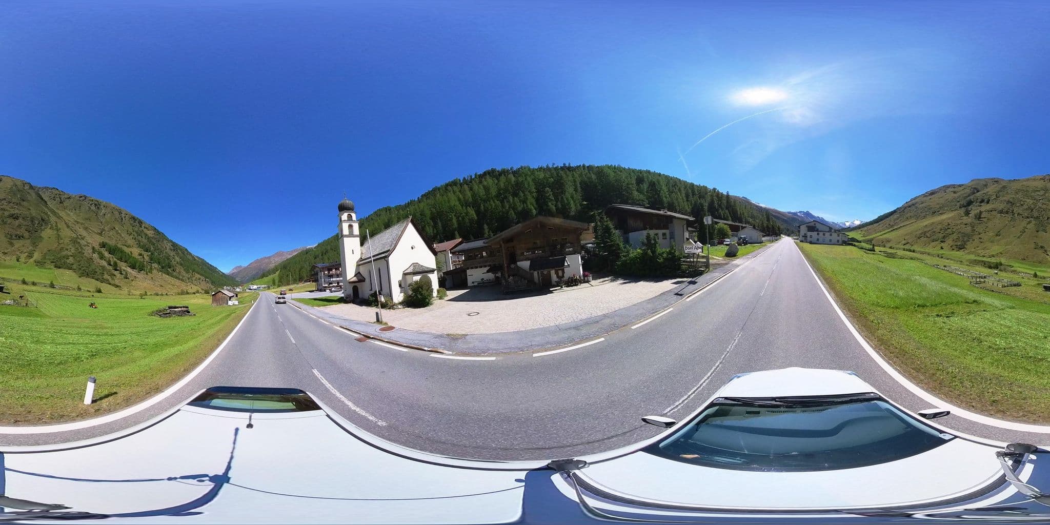 Street view near Dorf Alm, Sölden — © osmplus_org (CC BY-SA · Mapillary)