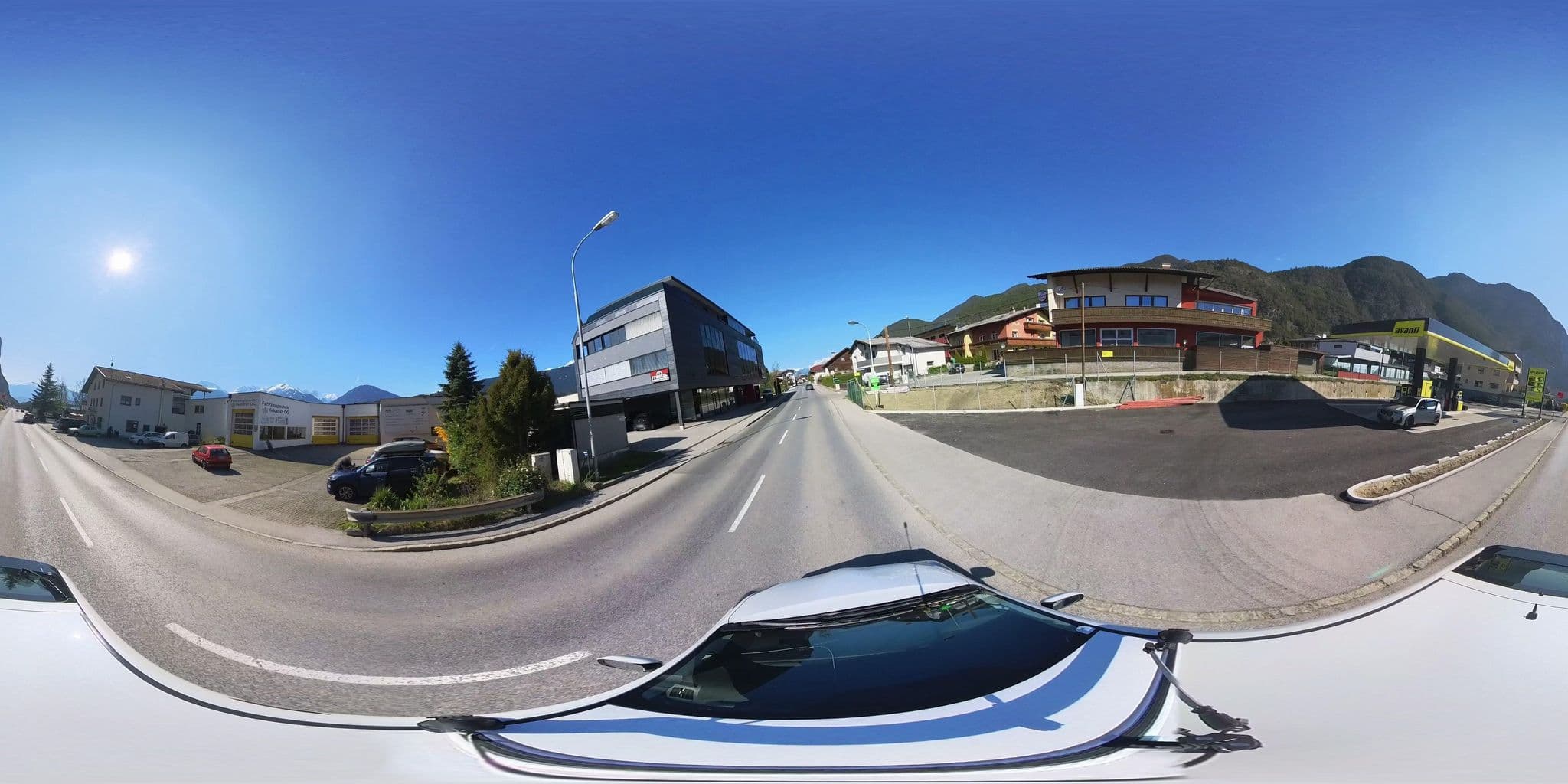 Street view near Café-Pension Margret, Zirl — © osmplus_org (CC BY-SA · Mapillary)