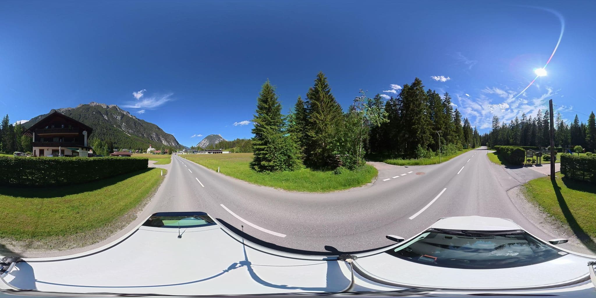 Street view near Pension Tanneck Familie Rödlach - Gohm, Leutasch — © osmplus_org (CC BY-SA · Mapillary)