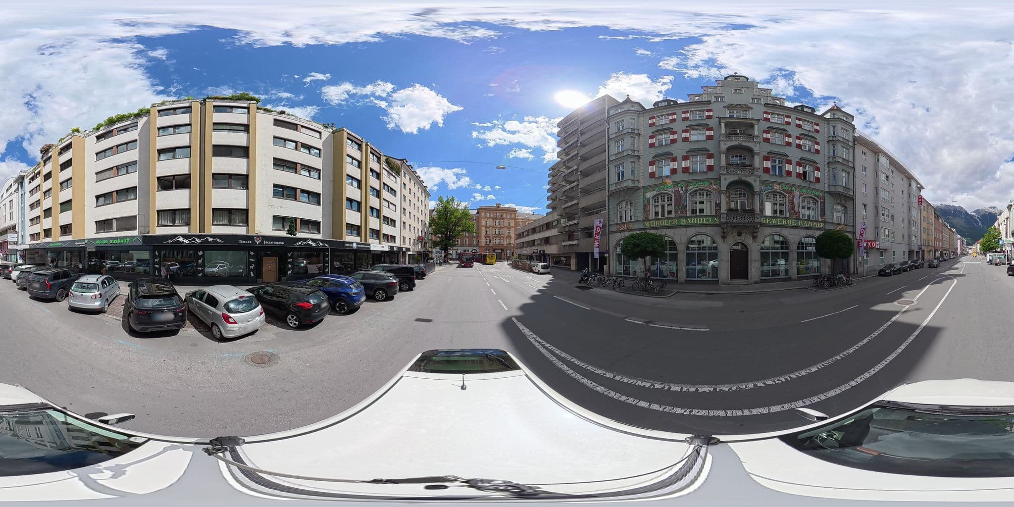 Street view near Tourismusschulen VILLA BLANKA Innsbruck, Innsbruck — © osmplus_org (CC BY-SA · Mapillary)