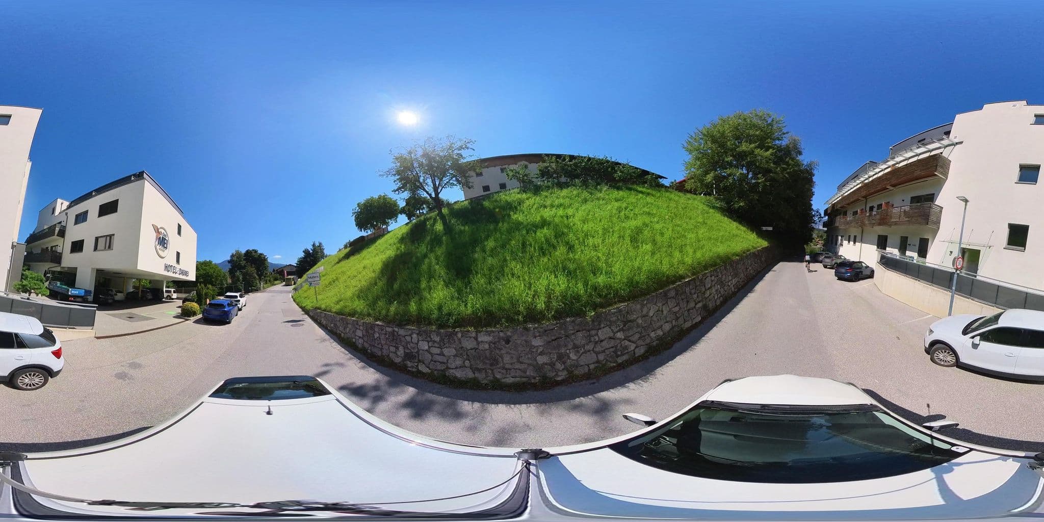 Street view near Das Mei Hotel, Natters — © osmplus_org (CC BY-SA · Mapillary)