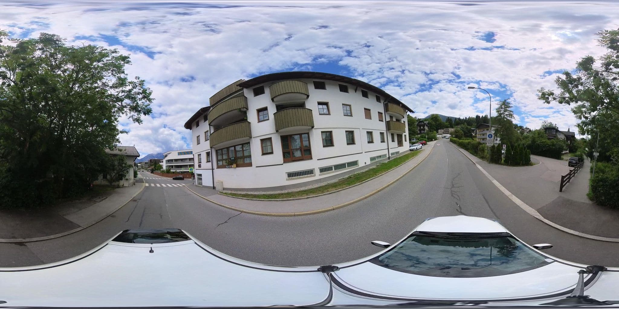 Street view near Kaltschmid's Gasthof Stern, Igls,, Igls — © osmplus_org (CC BY-SA · Mapillary)