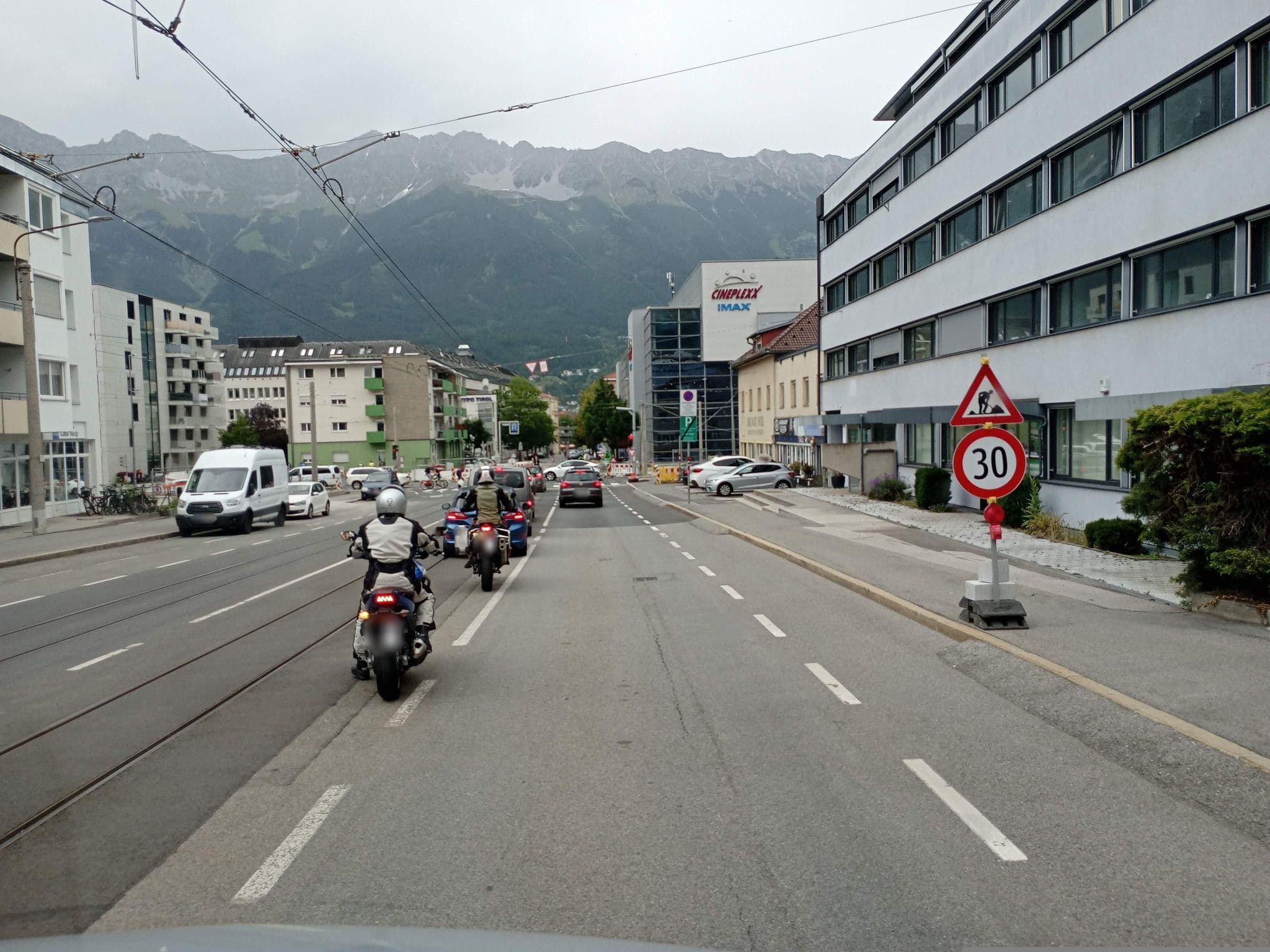 Street view near Pension Zillertal, Wilten — © atze02 (CC BY-SA · Mapillary)