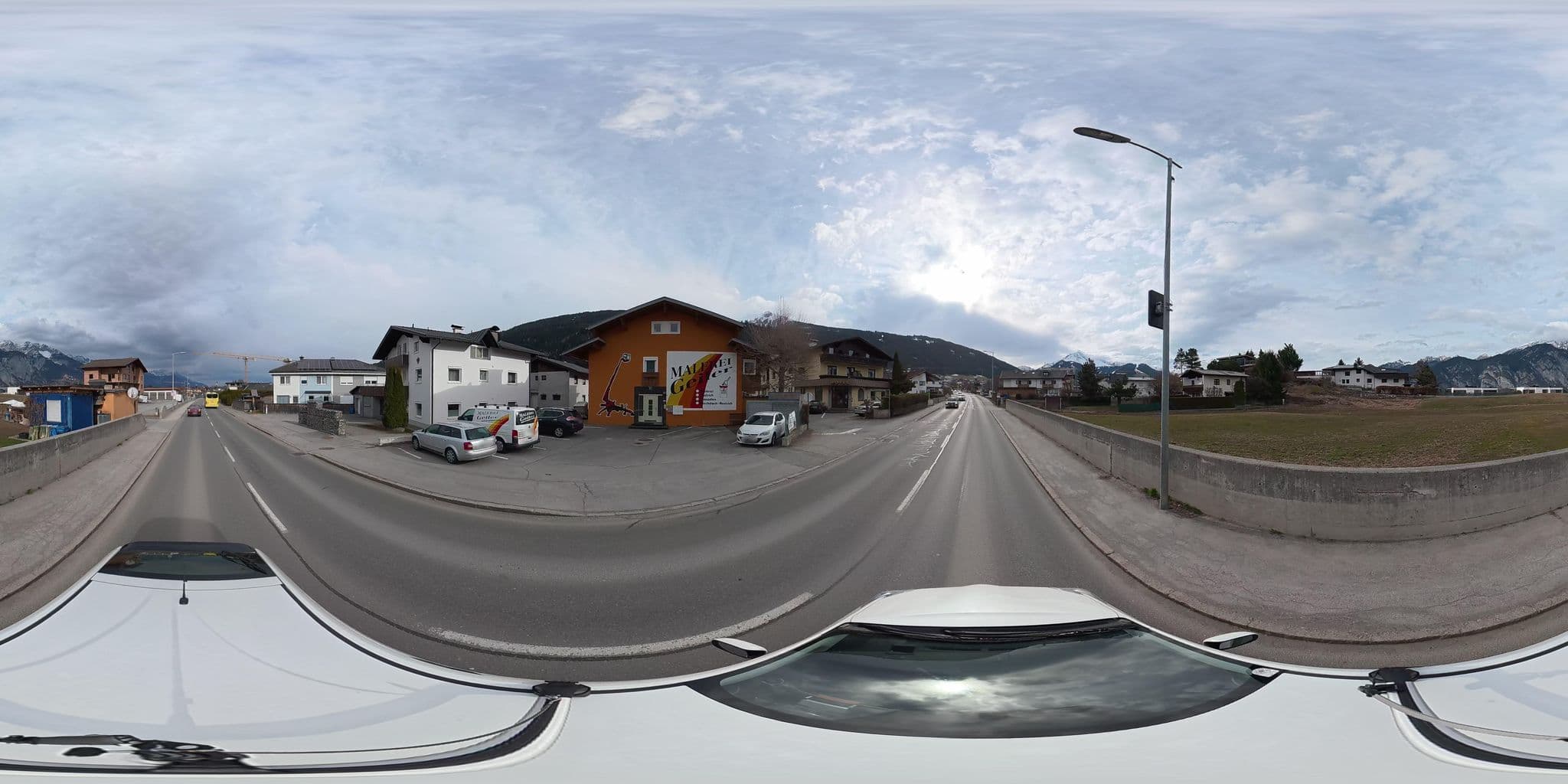 Street view near Gästehaus Bergland-Garni, Axams — © osmplus_org (CC BY-SA · Mapillary)