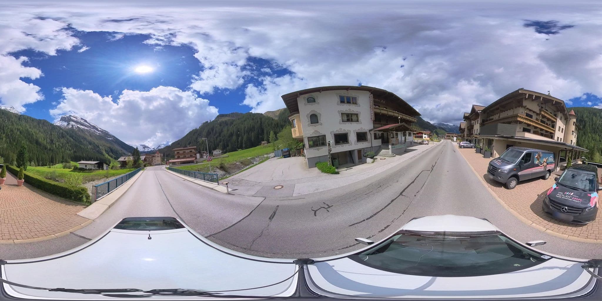 Street view near Hotel Bergland Stock GmbH, Tux — © osmplus_org (CC BY-SA · Mapillary)