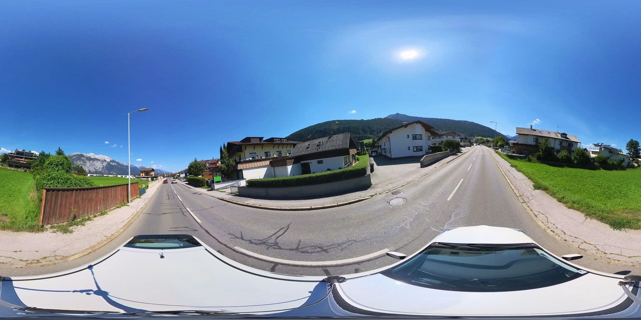 Street view near Hotel Bergland, Axams — © osmplus_org (CC BY-SA · Mapillary)
