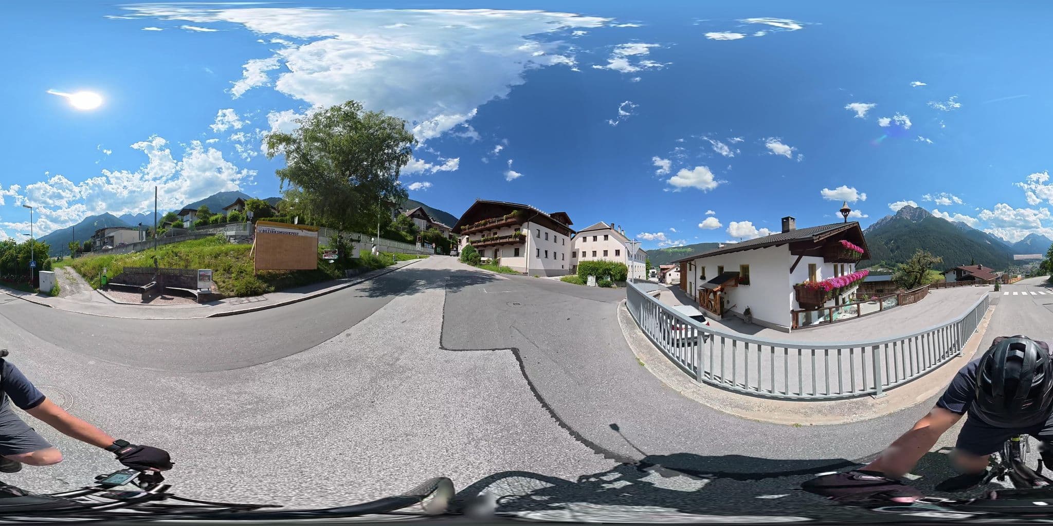 Street view near Pension Kirchbrugger, Fulpmes — © osmplus_org (CC BY-SA · Mapillary)