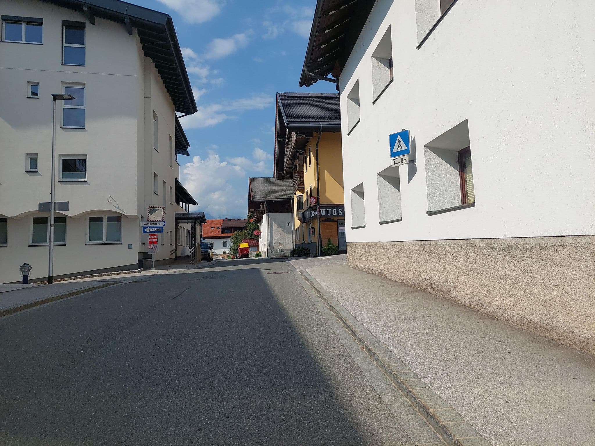 Street view near Gasthof Traube, Vomp — © viavista (CC BY-SA · Mapillary)