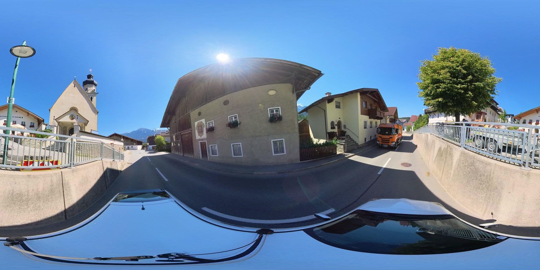 Street view near Gasthaus Scherer, Natters — © osmplus_org (CC BY-SA · Mapillary)