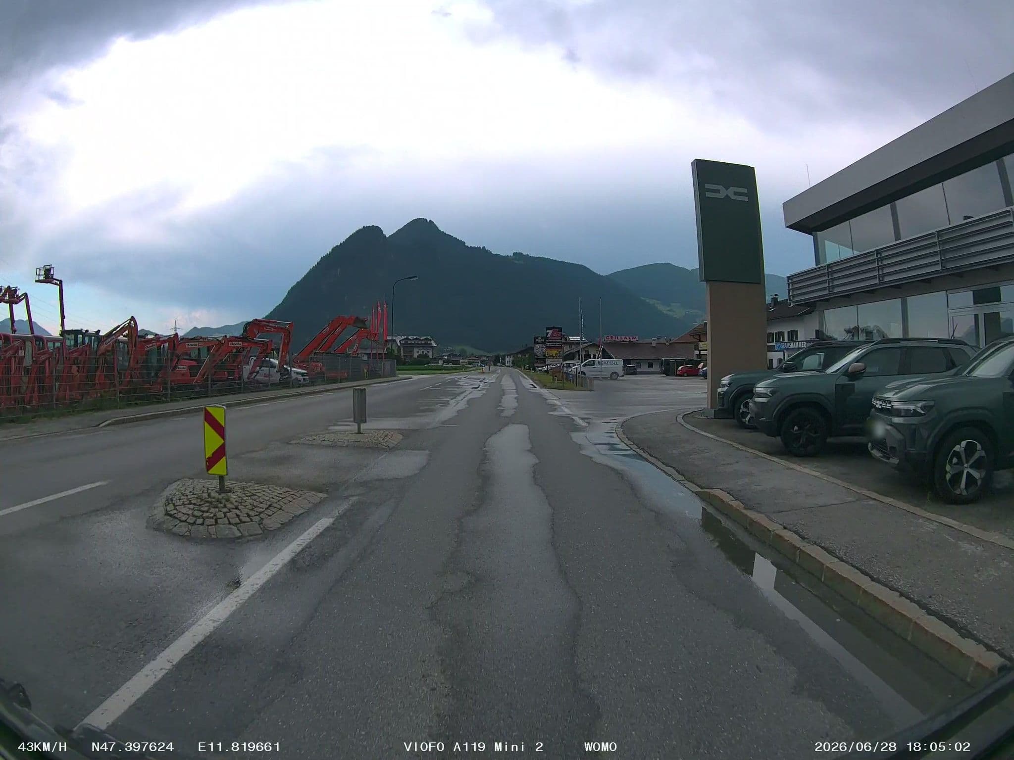 Street view near Gasthof-Cafe Zillertal, Josef Unterladstätter, Schlitters — © soulcover (CC BY-SA · Mapillary)