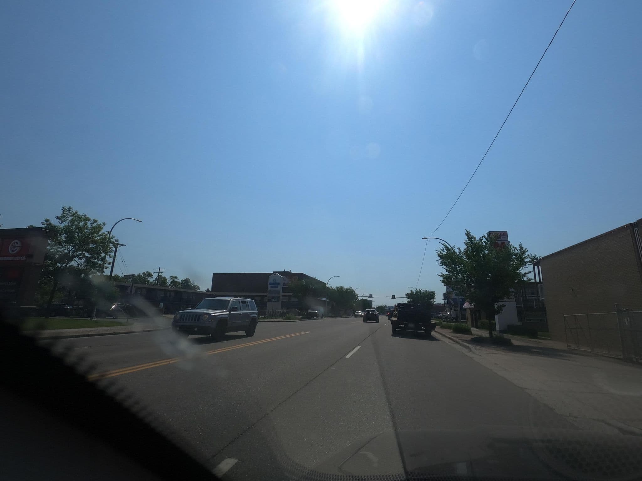 Street view near Traveller's Inn, Montgomery — © plan_c (CC BY-SA · Mapillary)