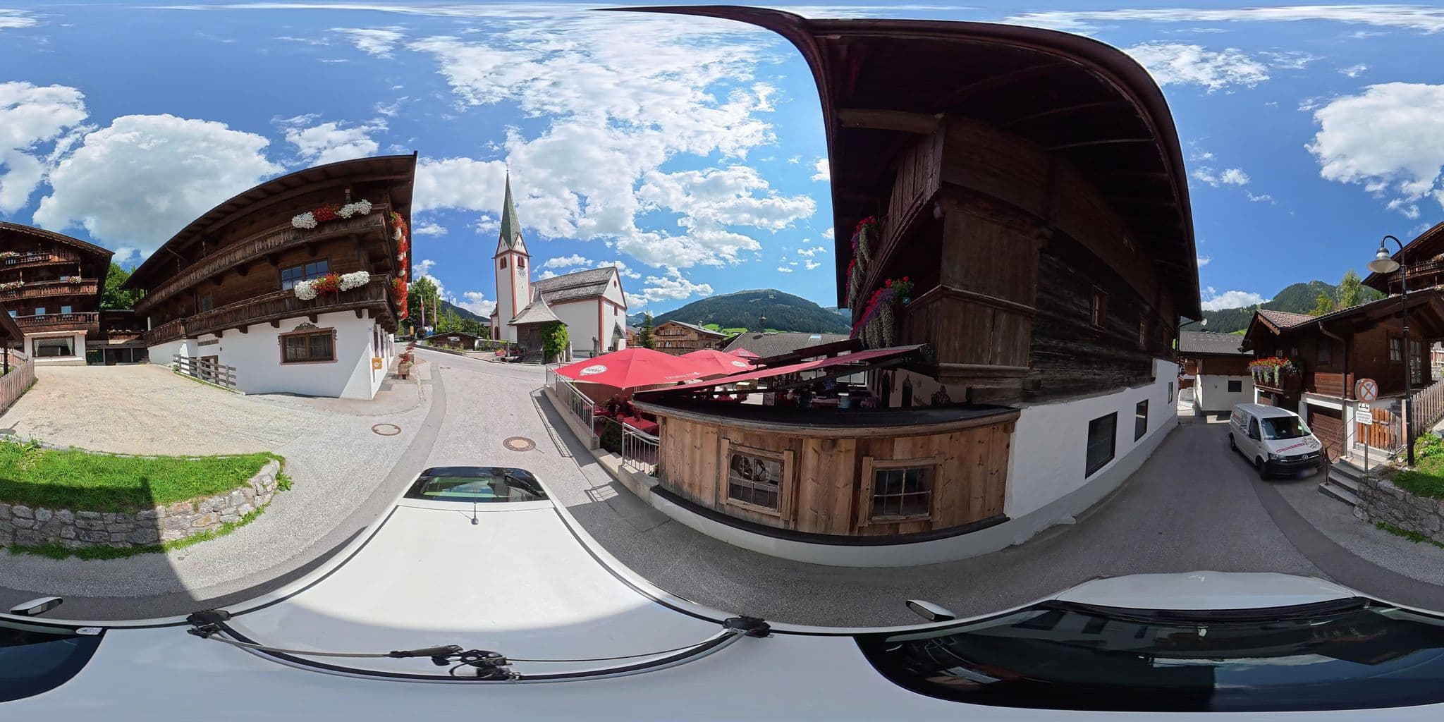 Street view near Gästehaus Schulhäusl, Alpbach — © osmplus_org (CC BY-SA · Mapillary)