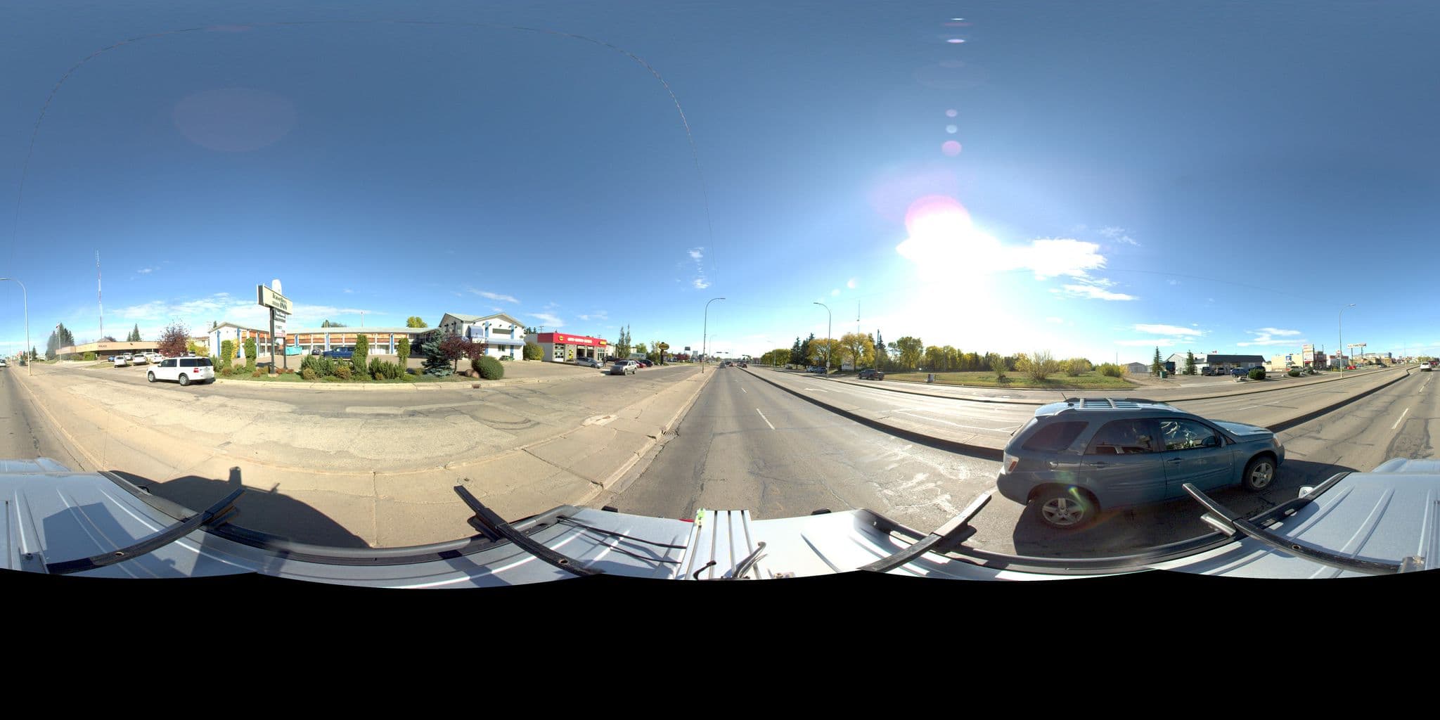 Street view near Motel Bo, Camrose — © spread3 (CC BY-SA · Mapillary)