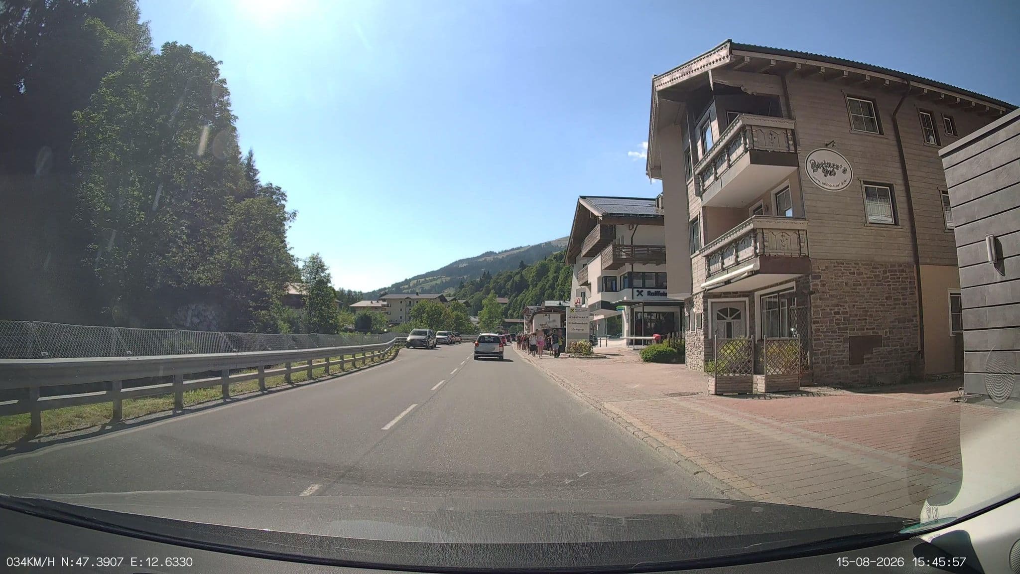 Street view near Haus Eder Steiner, Saalbach — © heetENkoel (CC BY-SA · Mapillary)