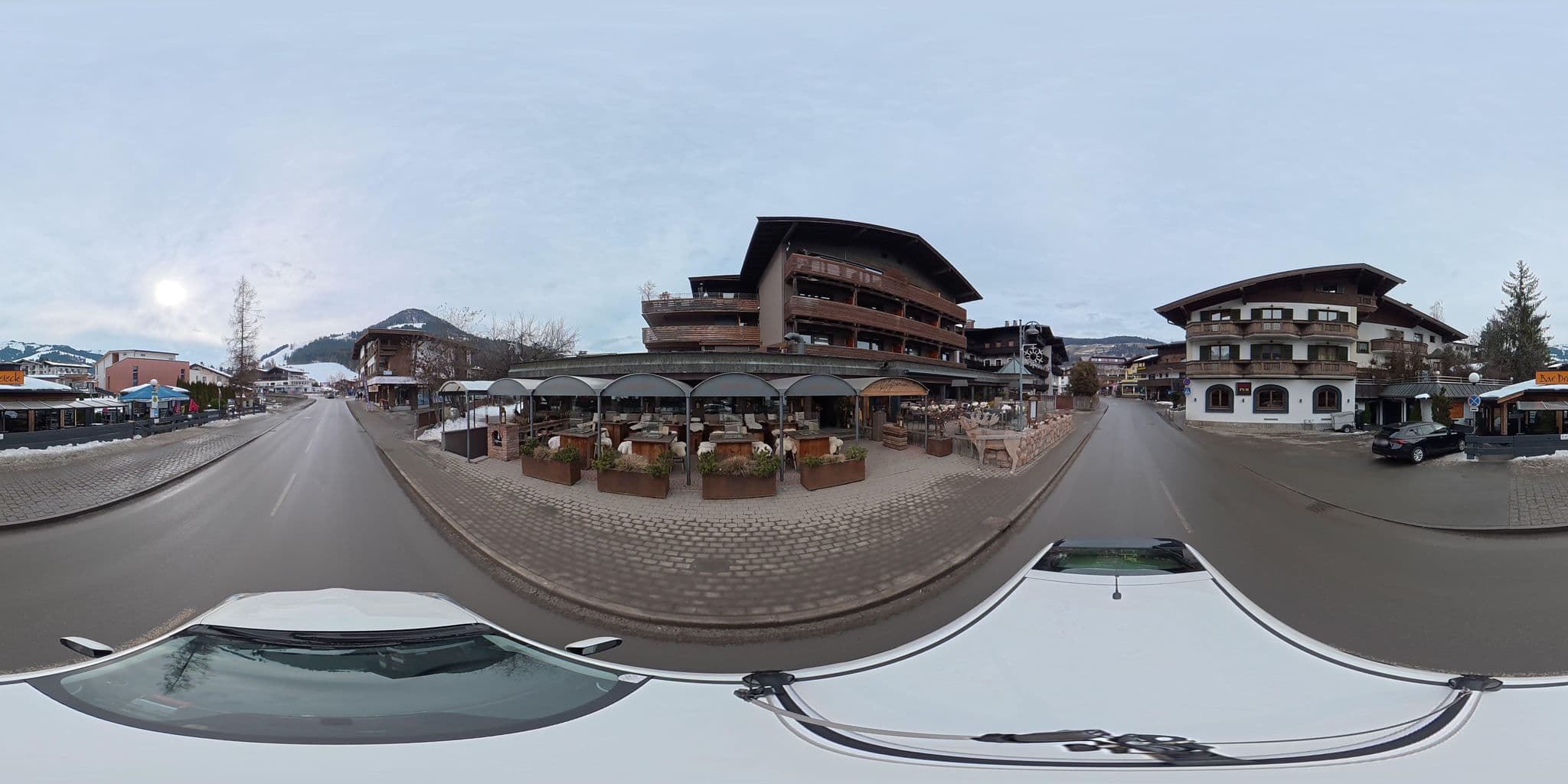Street view near Appartements Rößlwirt Schießl Harald u Erika, Kirchberg in Tirol — © osmplus_org (CC BY-SA · Mapillary)