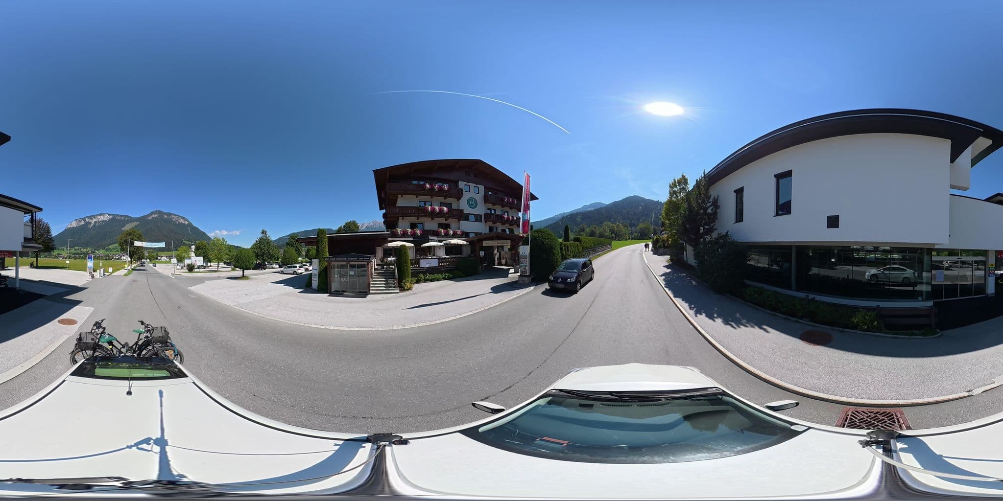 Street view near Pension Kaufmann, Söll — © osmplus_org (CC BY-SA · Mapillary)