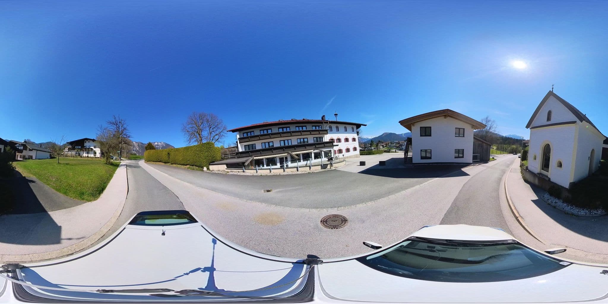 Street view near Hotel Baumgarten, Angerberg — © osmplus_org (CC BY-SA · Mapillary)