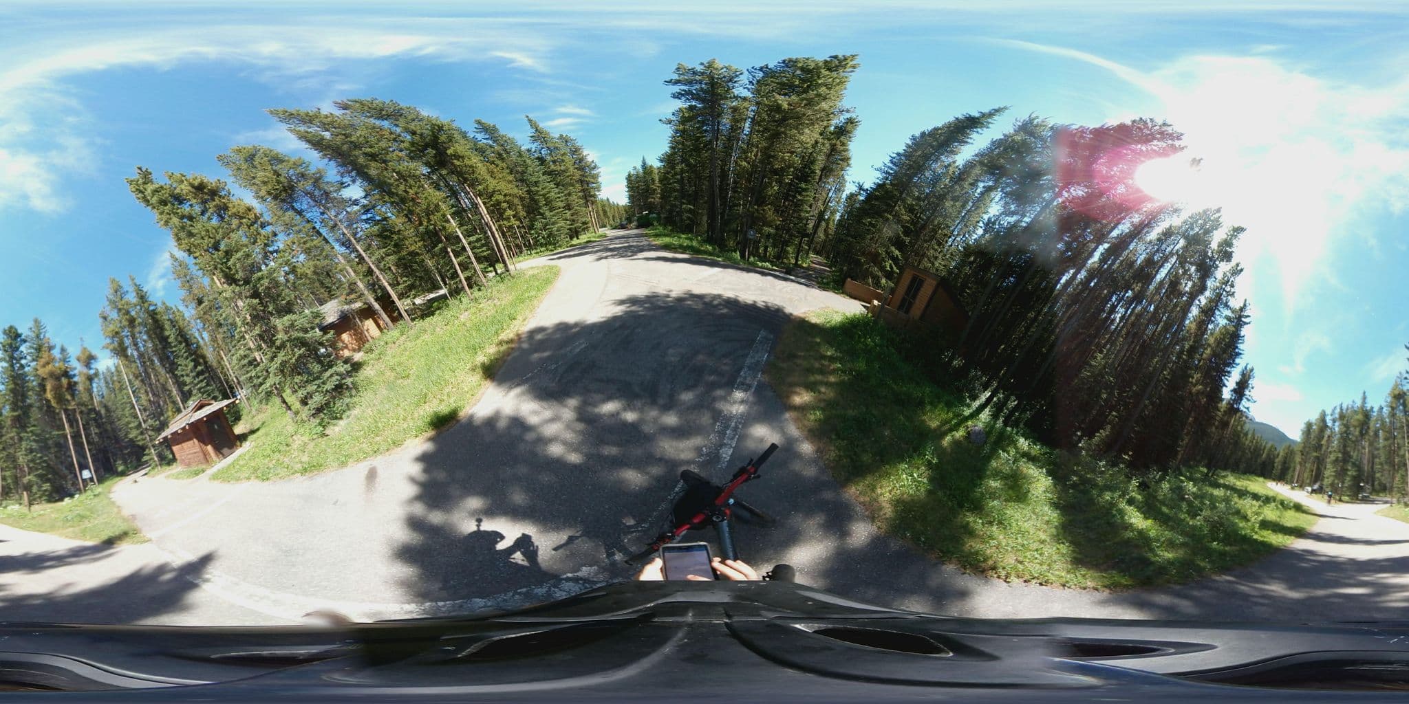 Street view near William Watson Campground, Canmore
