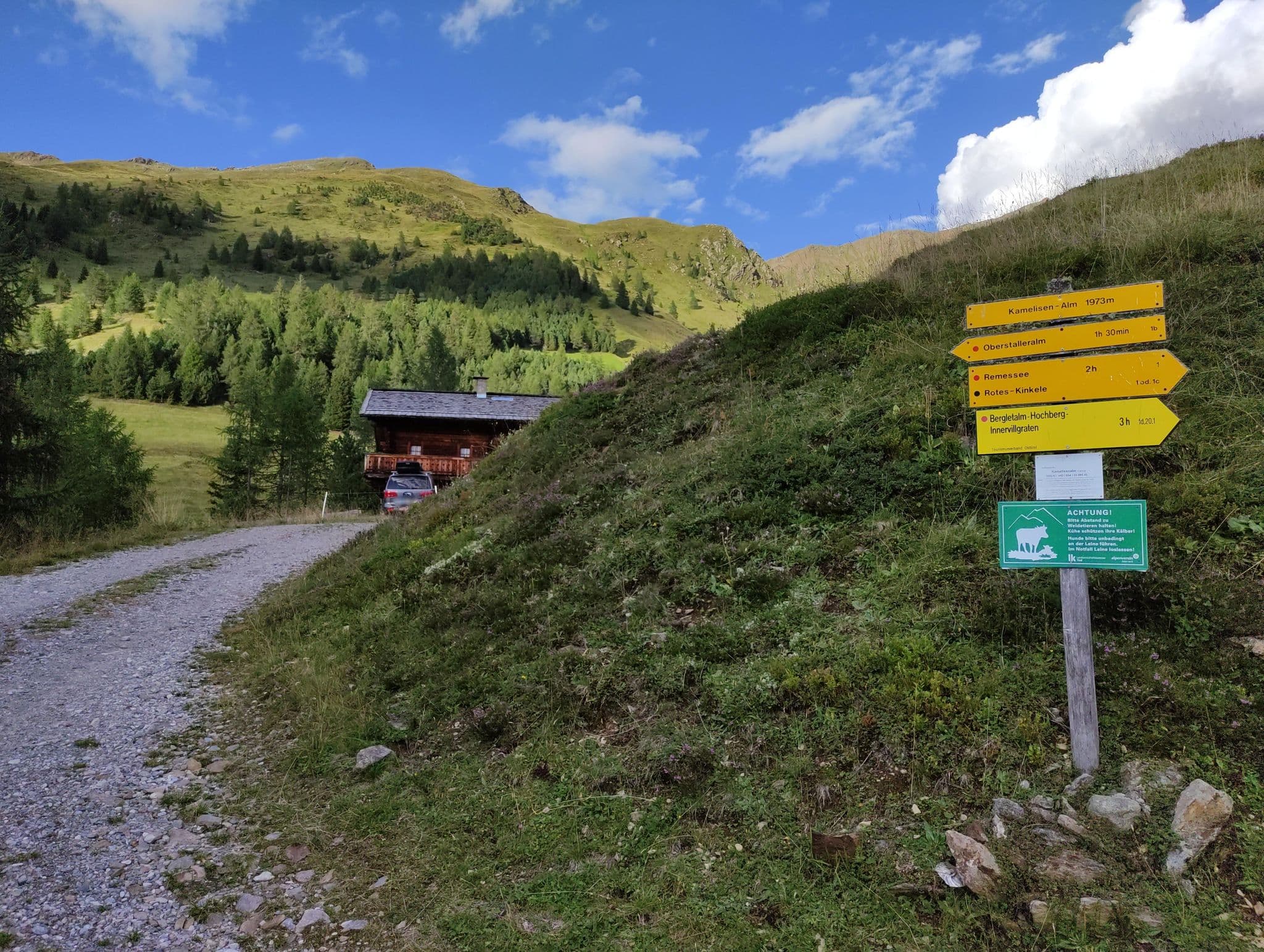 Street view near Almhütte Goser, Sillian — © magonreal (CC BY-SA · Mapillary)