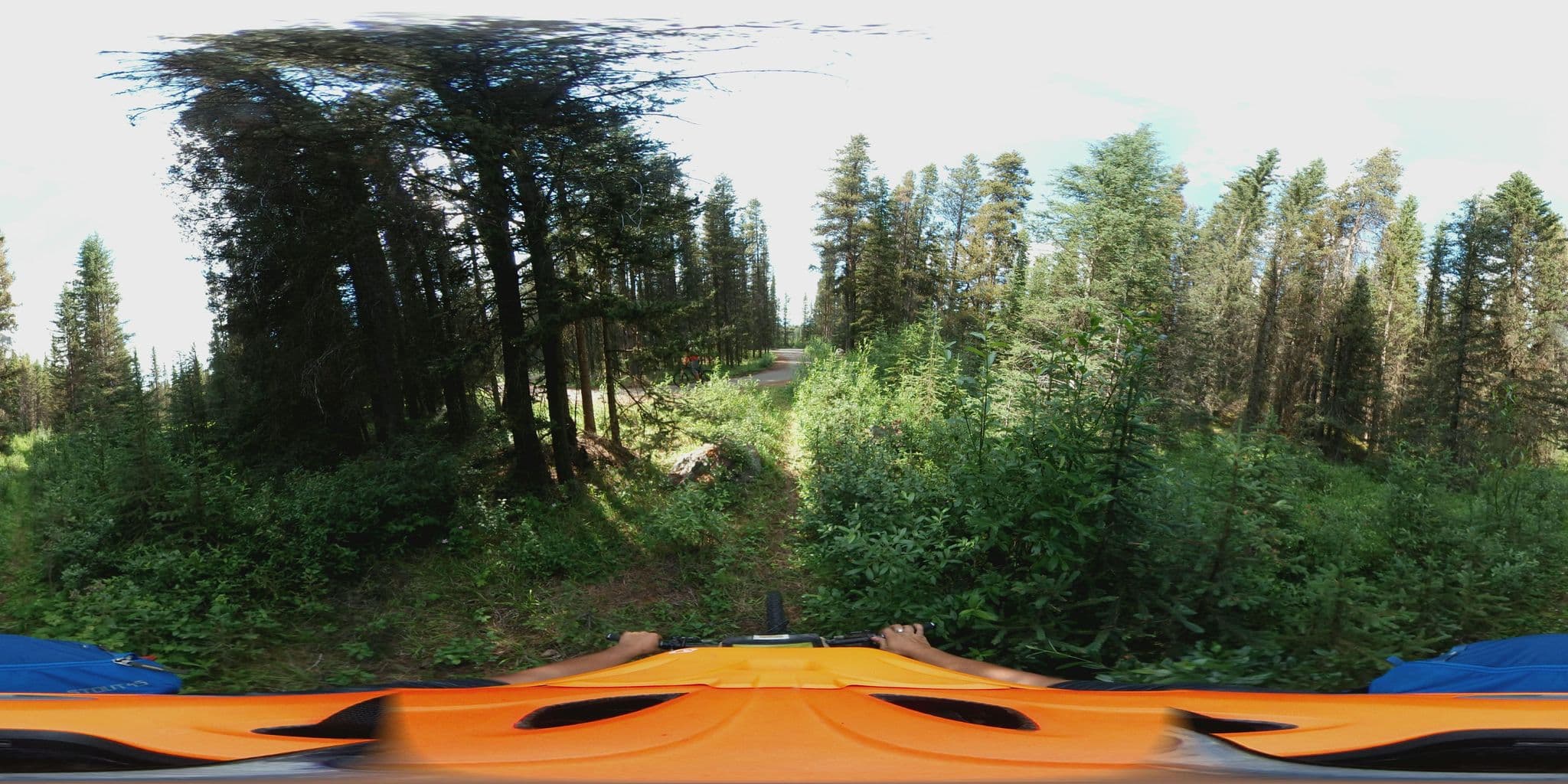 Street view near Canyon Campground, Canmore