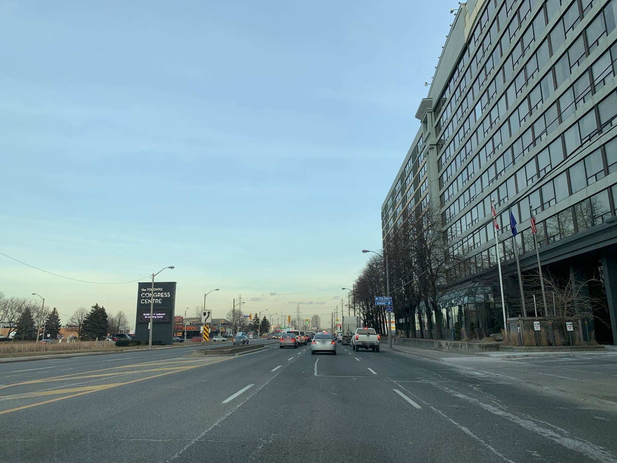 Street view near Delta Hotels By Marriott Toronto Airport, Willowridge-Martingrove-Richview — © mdrive (CC BY-SA · Mapillary)