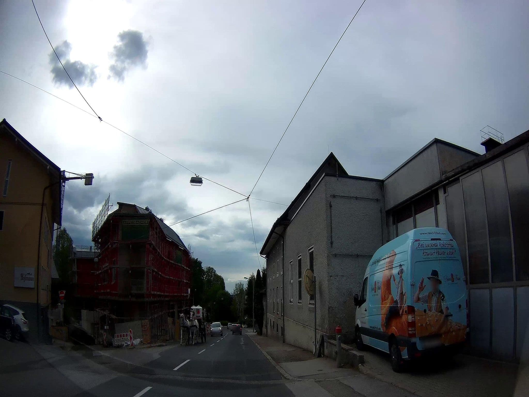 Street view near Hotel Hofmann, Salzburg — © fuchserl (CC BY-SA · Mapillary)