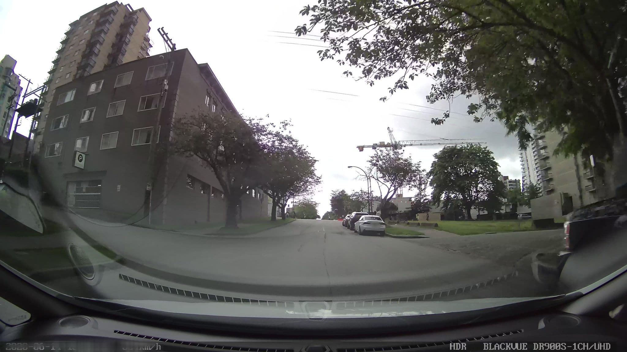 Street view near Greenbrier Hotel, Coal Harbour — © davidmetcalfe (CC BY-SA · Mapillary)
