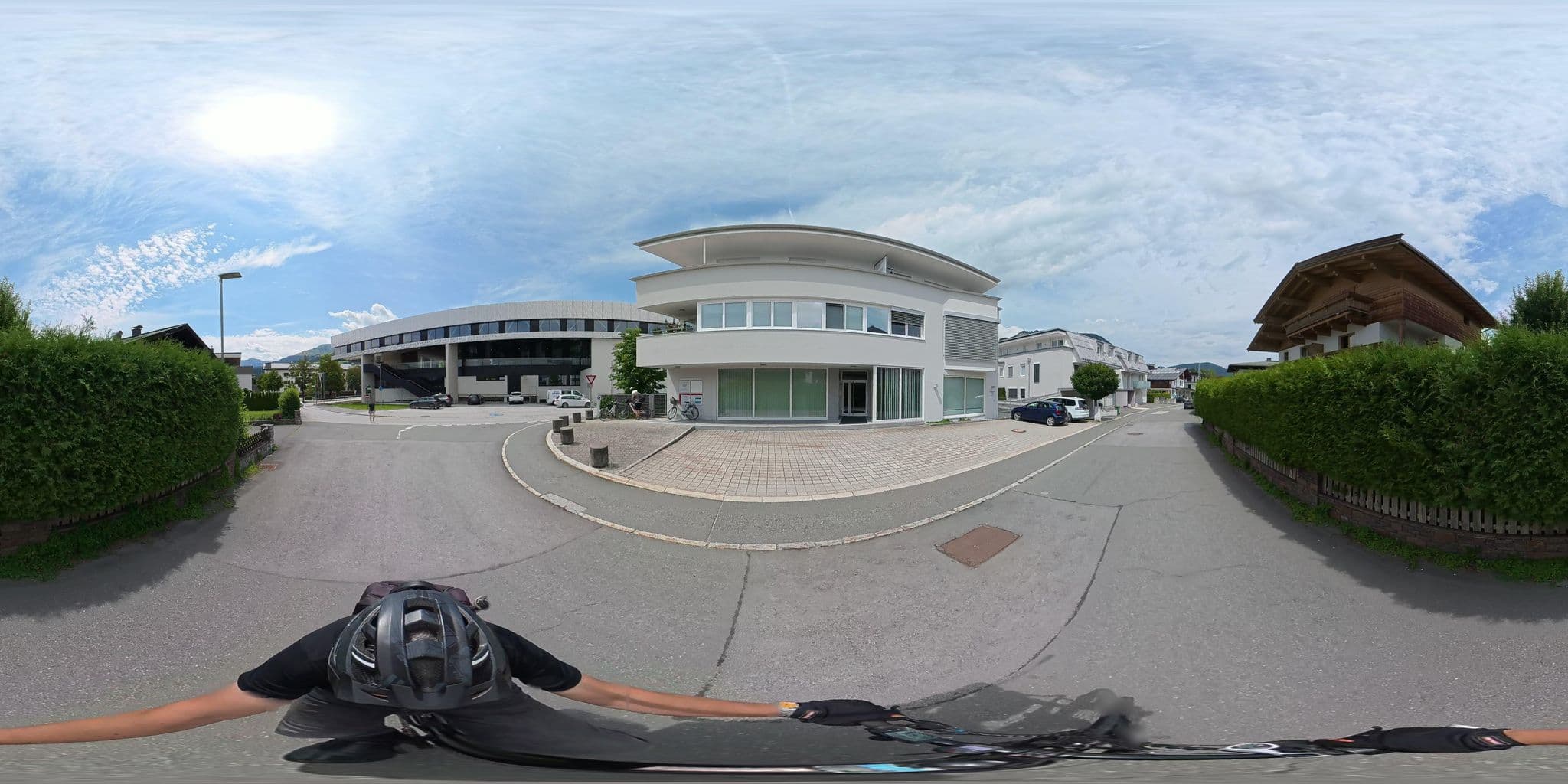Street view near Pension Eulenspiegel, Sankt Johann in Tirol — © osmplus_org (CC BY-SA · Mapillary)