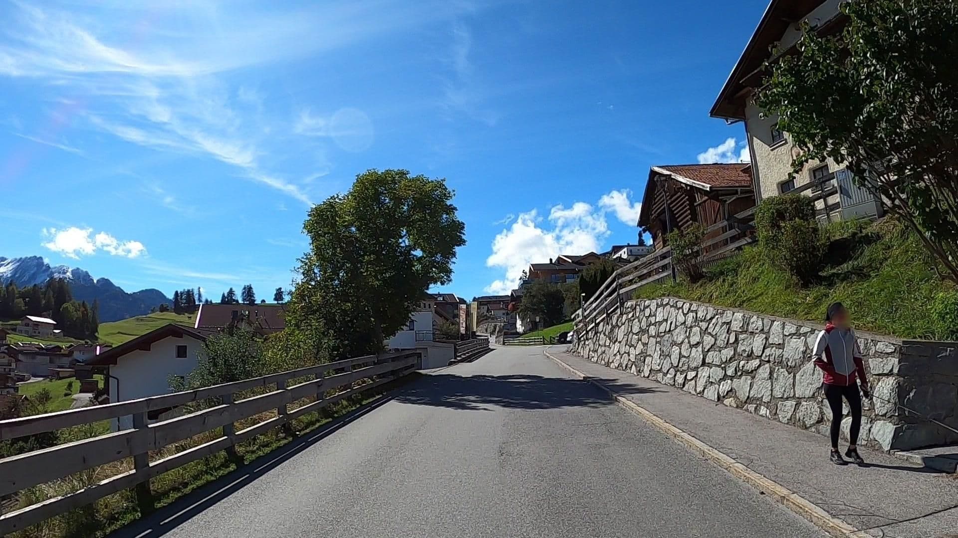 Street view near Haus Martina, Prutz