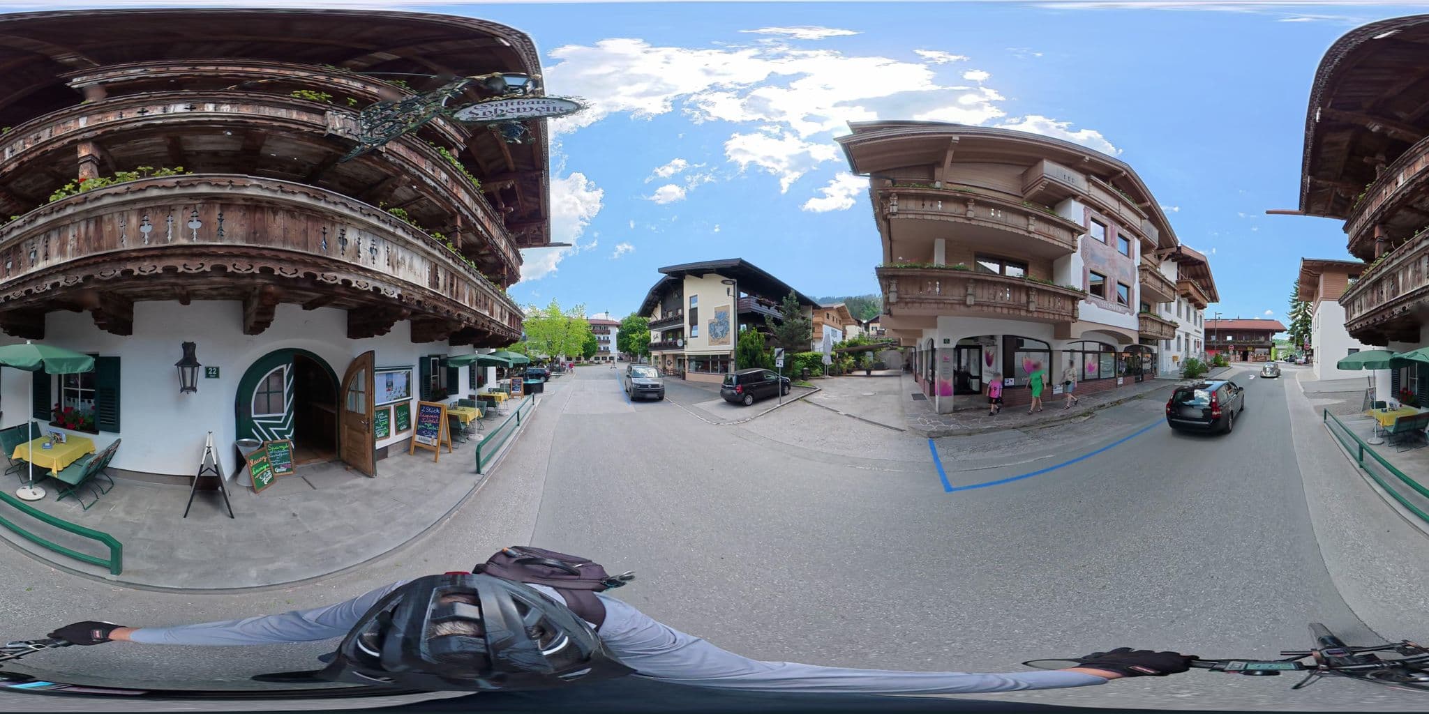 Street view near Unterlechner Hotelbetriebe GmbH, Ellmau — © osmplus_org (CC BY-SA · Mapillary)
