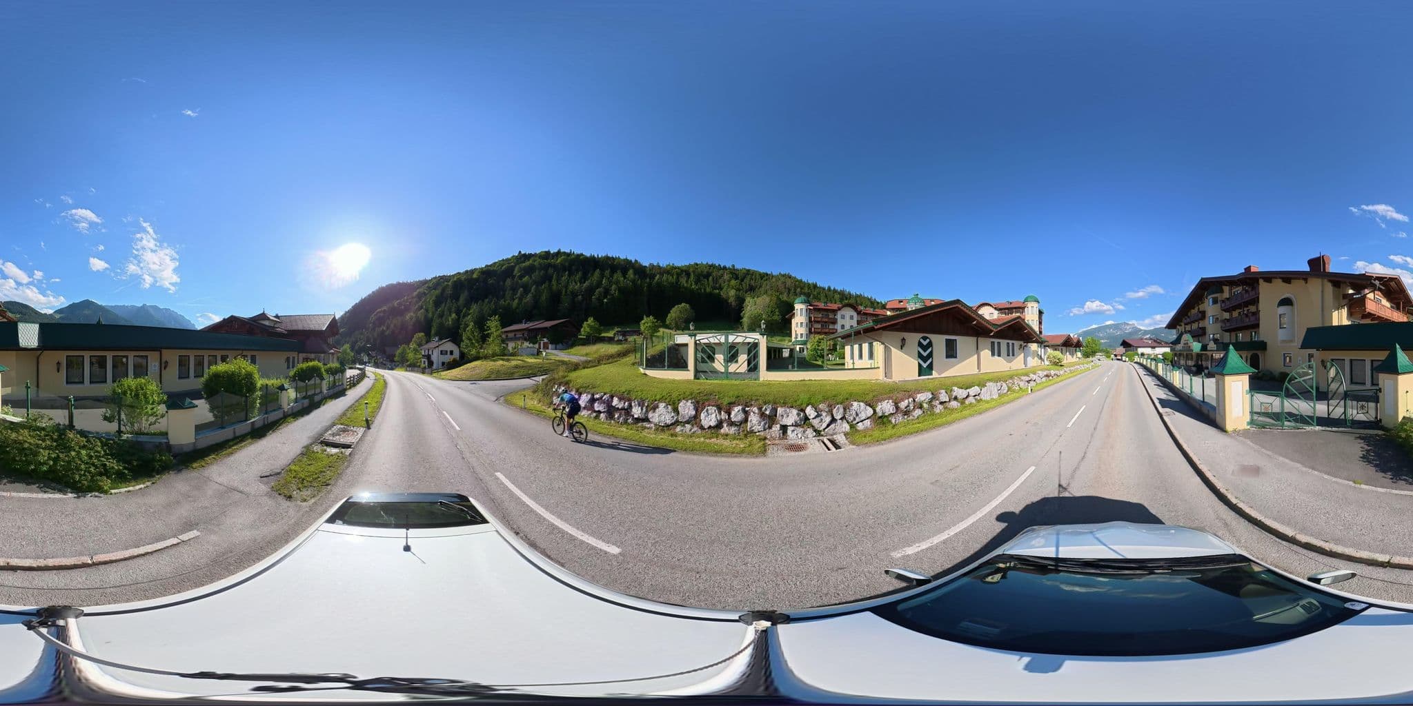 Street view near Münsterer Hotel GmbH, Kössen — © osmplus_org (CC BY-SA · Mapillary)