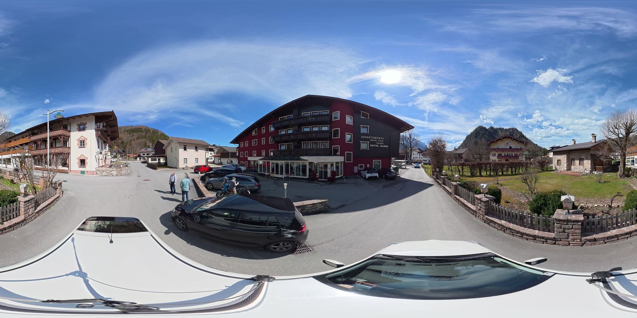 Street view near Café Konditorei Praschberger, Kössen — © osmplus_org (CC BY-SA · Mapillary)