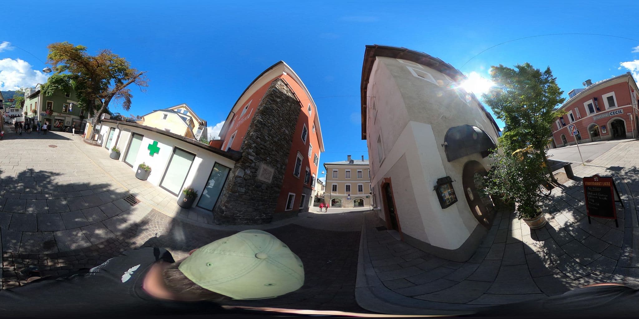 Street view near Altstadtpenthouse Monika, Lienz — © aceini (CC BY-SA · Mapillary)