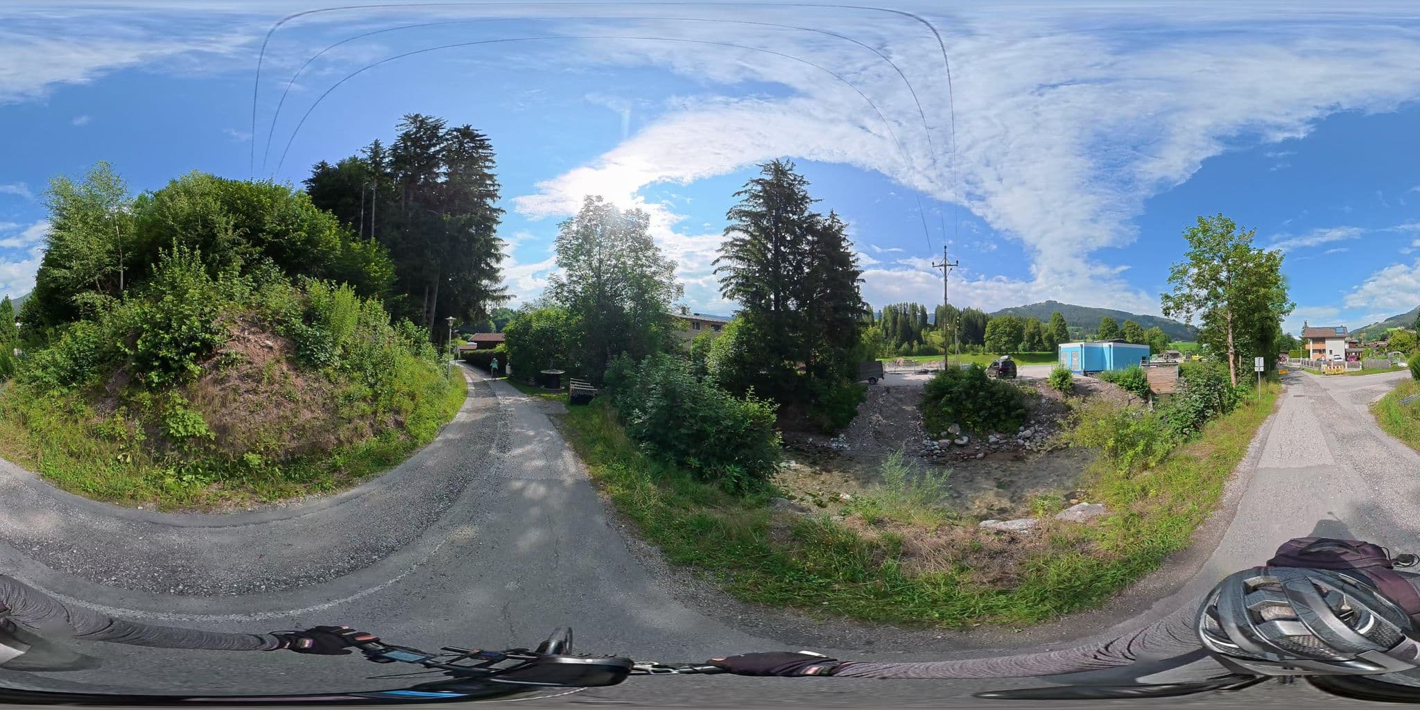 Street view near Pension Schwaiger, Mitterhofen — © osmplus_org (CC BY-SA · Mapillary)