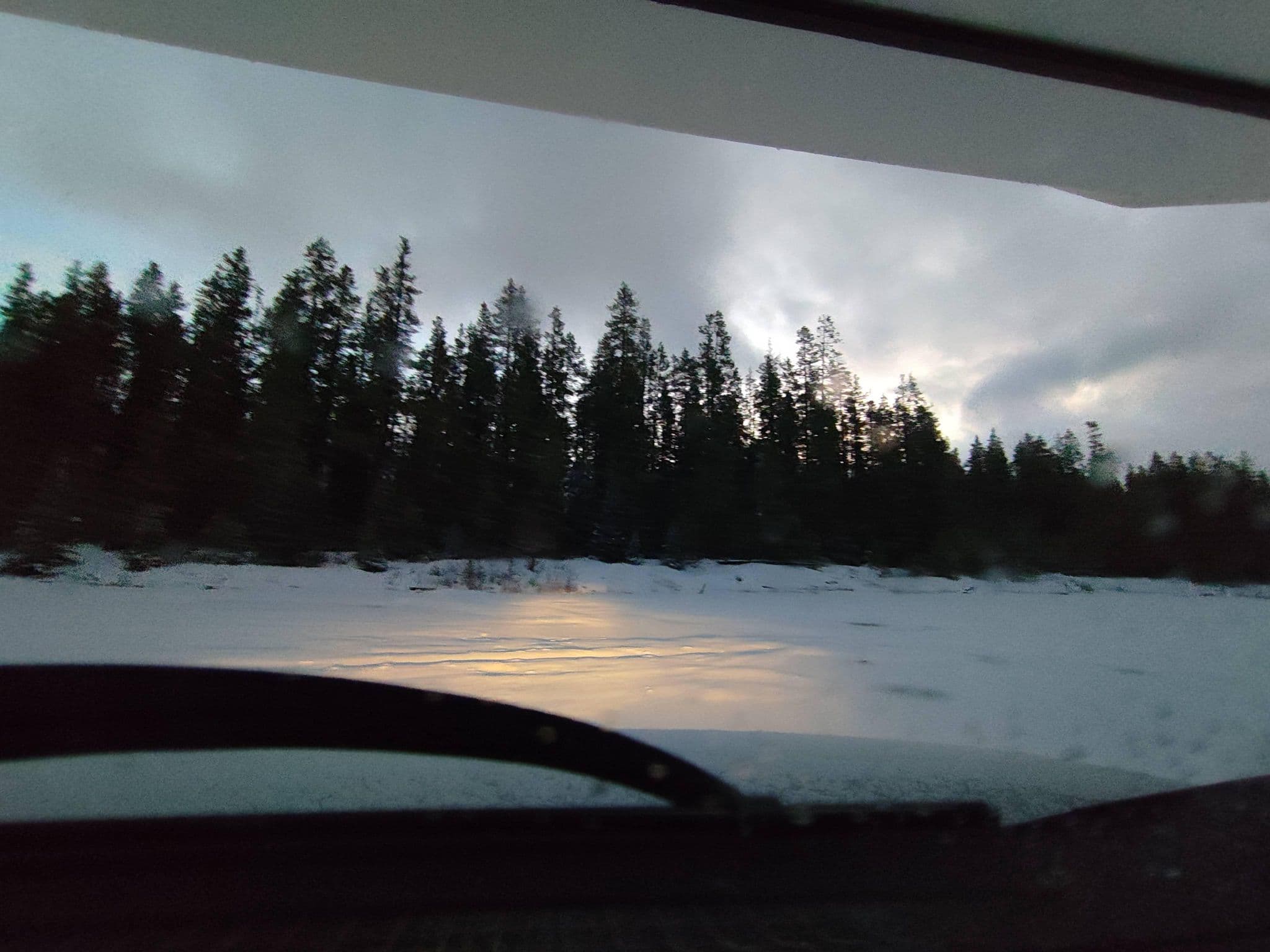 Street view near Lake Louise Overflow Campground, Banff