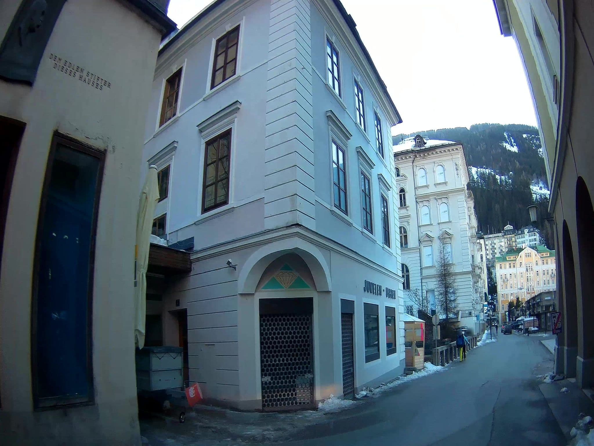 Street view near Badeschloss Hotel Est. 1791, Bad Gastein — © fuchserl (CC BY-SA · Mapillary)