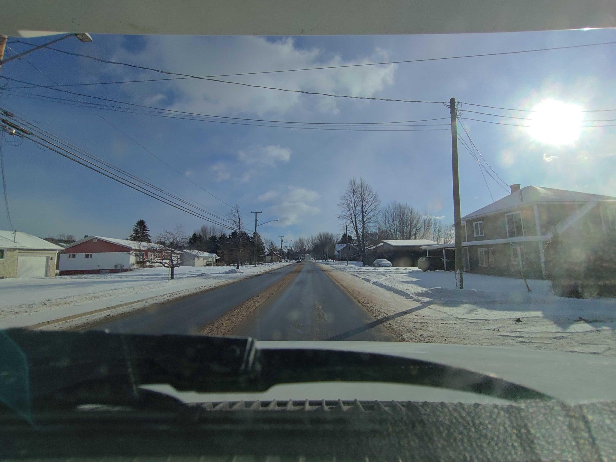Street view near Bed & Breakfast Au Domaine, Edmundston — © kibour (CC BY-SA · Mapillary)