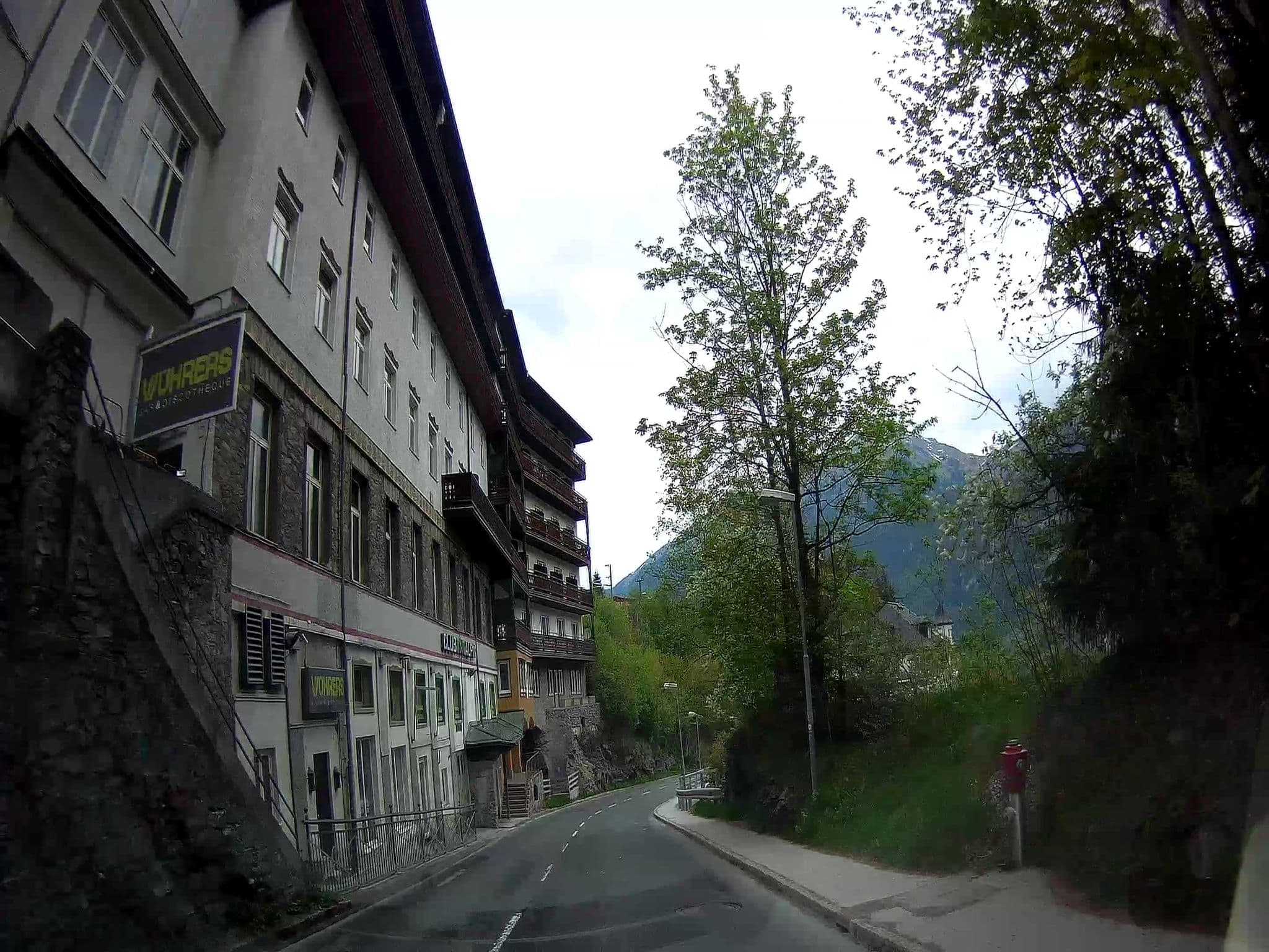 Street view near Adler Sporthotel, Bad Gastein — © fuchserl (CC BY-SA · Mapillary)