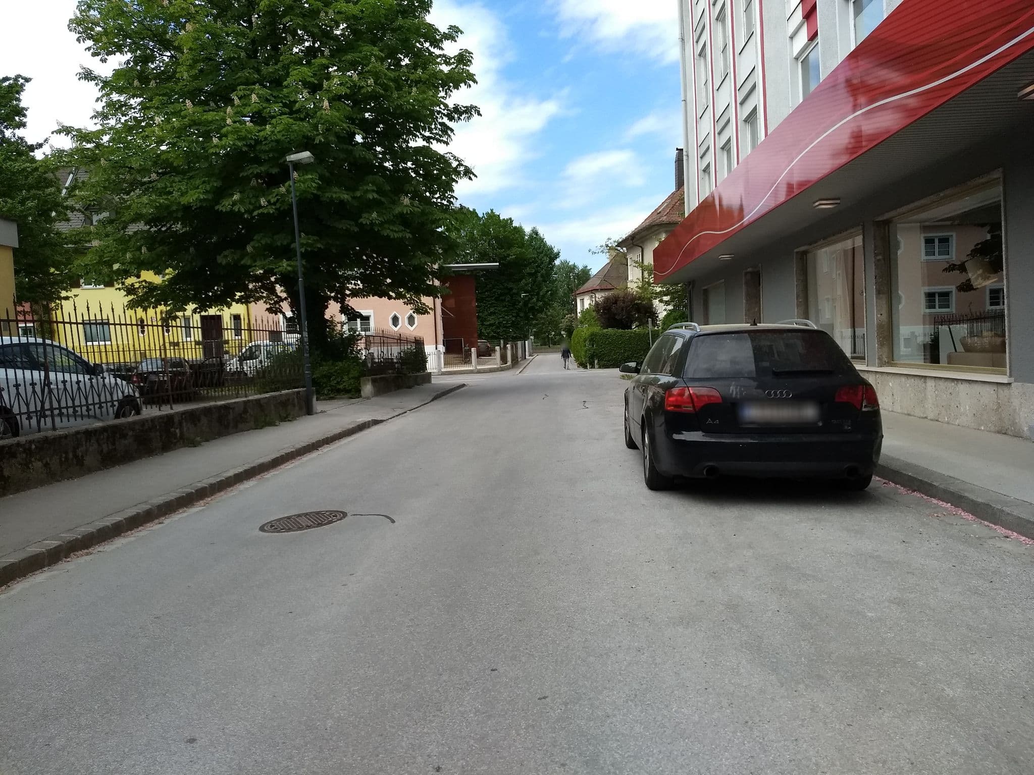 Street view near Mayburg Salzburg, a Tribute Portfolio Hotel, Salzburg — © consens_verkehrsplanung (CC BY-SA · Mapillary)