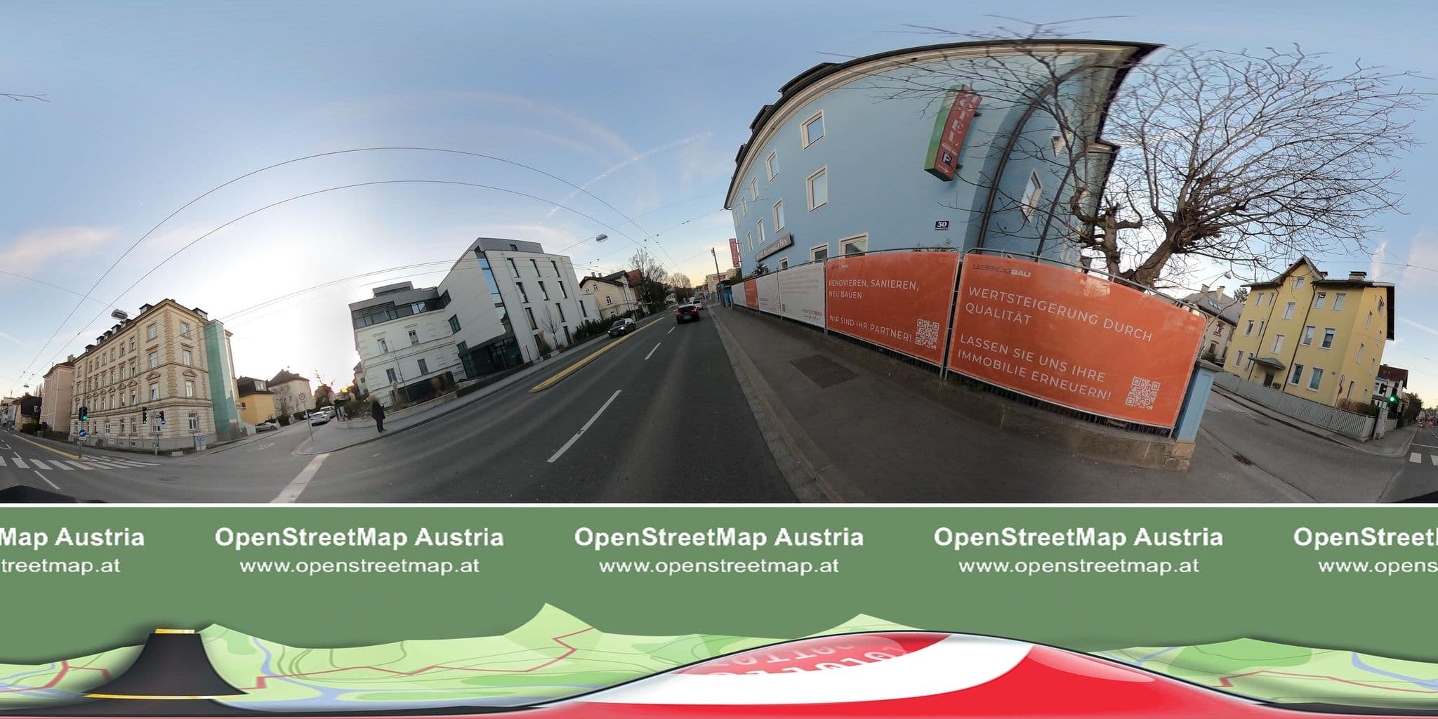 Street view near Jugendherberg Haunspergstraße, Salzburg — © OidaHeast (CC BY-SA · Mapillary)