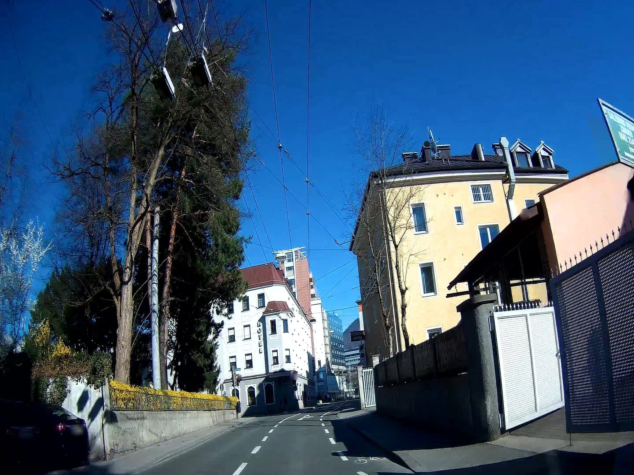 Street view near Pension Jahn, Salzburg — © fuchserl (CC BY-SA · Mapillary)