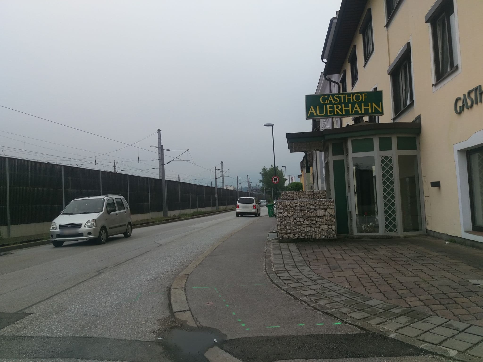 Street view near Gasthof Auerhahn, Salzburg — © aceini (CC BY-SA · Mapillary)